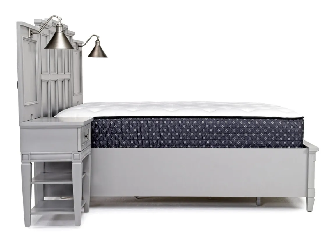 Mor Furniture Willowbrook Panel Wall Bed In Pebble, Queen