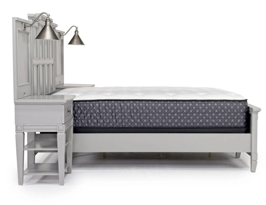 Mor Furniture Willowbrook Panel Wall Bed In Pebble, Queen