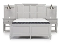 Mor Furniture Willowbrook Panel Wall Bed In Pebble, Queen