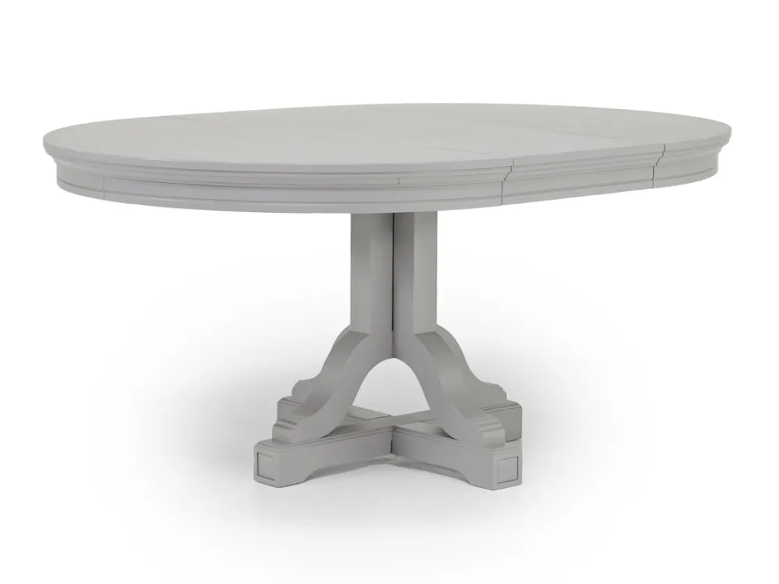 Mor Furniture Willowbrook Round Dining Table, 4 Chairs & Bench In Pebble
