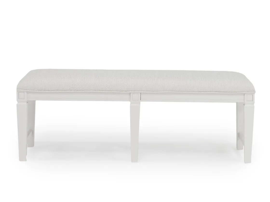 Mor Furniture Willowbrook Round Dining Table, 4 Chairs & Bench In Pebble