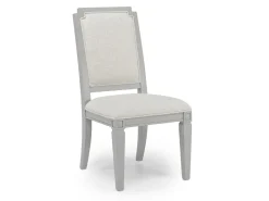 Mor Furniture Willowbrook Round Dining Table & 4 Chairs In Pebble, Slat