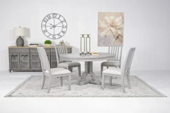 Mor Furniture Willowbrook Round Dining Table In Pebble