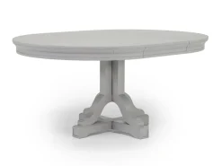 Mor Furniture Willowbrook Round Dining Table & 6 Chairs In Pebble