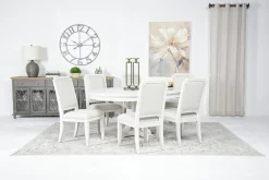 Mor Furniture Willowbrook Side Chair In Pebble, Upholstered