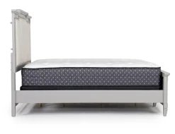 Mor Furniture Willowbrook Upholstered Panel Bed In Pebble, Queen