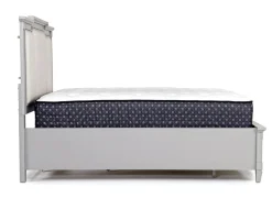 Mor Furniture Willowbrook Upholstered Panel Bed In Pebble, Queen