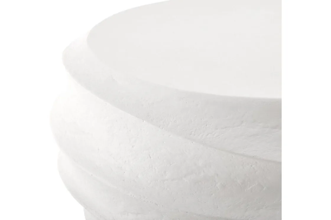 Mor Furniture Winded Outdoor Round Cocktail Table In White