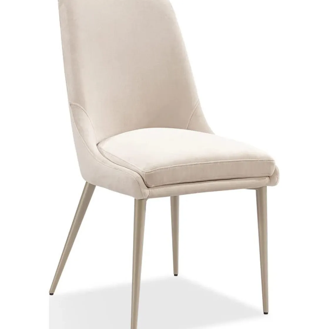 Mor Furniture Winston Round Dining Table & 2 Stools In White/Cream