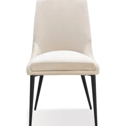 Mor Furniture Winston Side Chair In Cream, Set Of 2