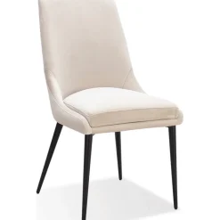 Mor Furniture Winston Side Chair In Cream, Set Of 2