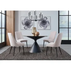 Mor Furniture Winston Side Chair In Cream, Set Of 2