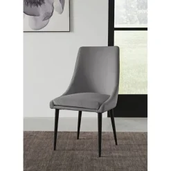 Mor Furniture Winston Side Chair In Cream, Set Of 2
