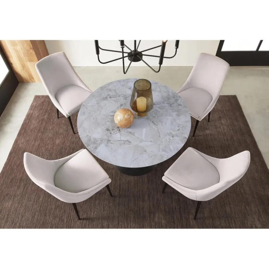 Mor Furniture Winston Side Chair In Cream, Set Of 2