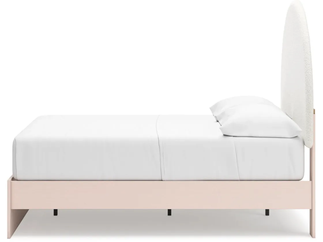 Kids Mor Furniture Wistenpine Panel Bed W/ Storage In Blush, Twin