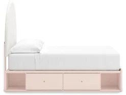 Kids Mor Furniture Wistenpine Storage Bed In Blush, Twin