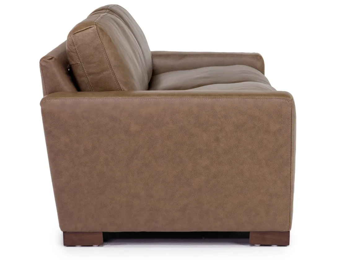 Mor Furniture York Sofa In York Chestnut Leather
