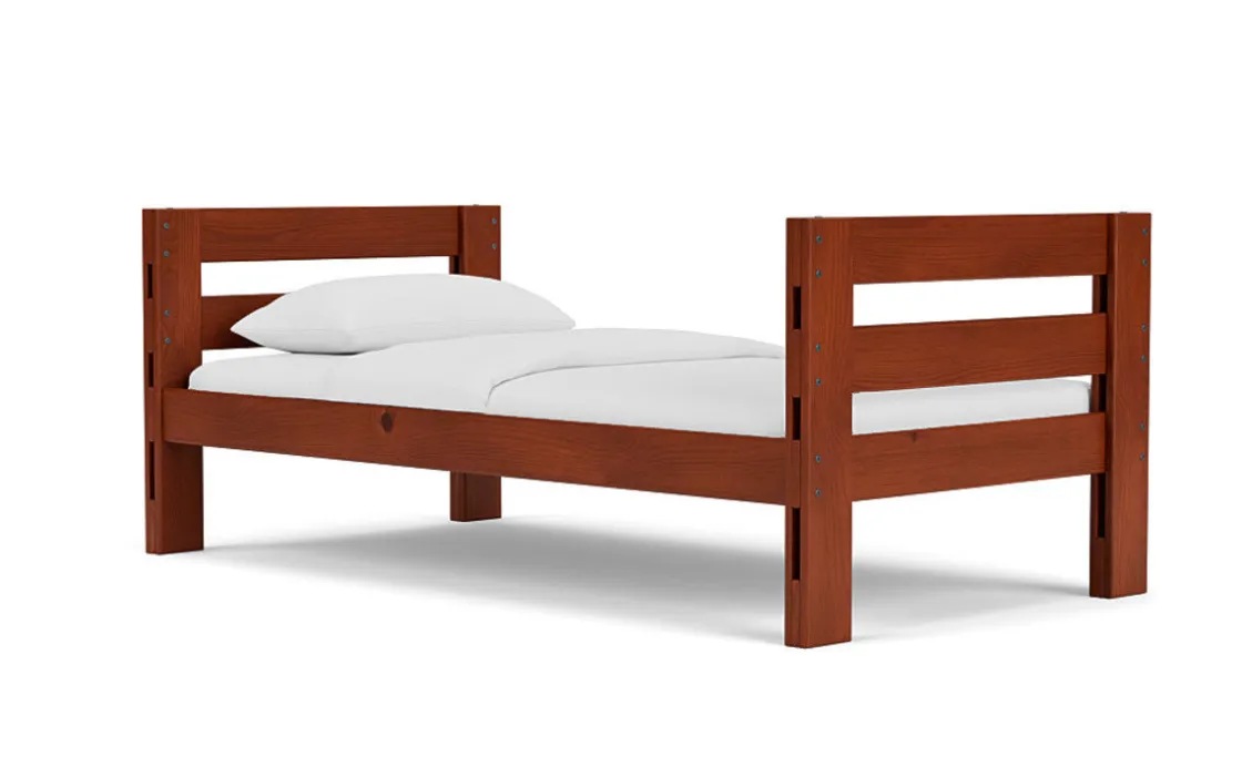 Kids Mor Furniture Young Pioneer Bed In Cinnamon, Twin