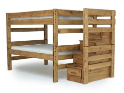 Kids Mor Furniture Young Pioneer Bunk Bed In Natural, Twin