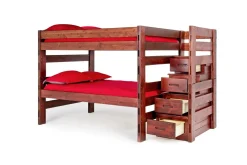 Kids Mor Furniture Young Pioneer Bunk Bed In Natural, Twin