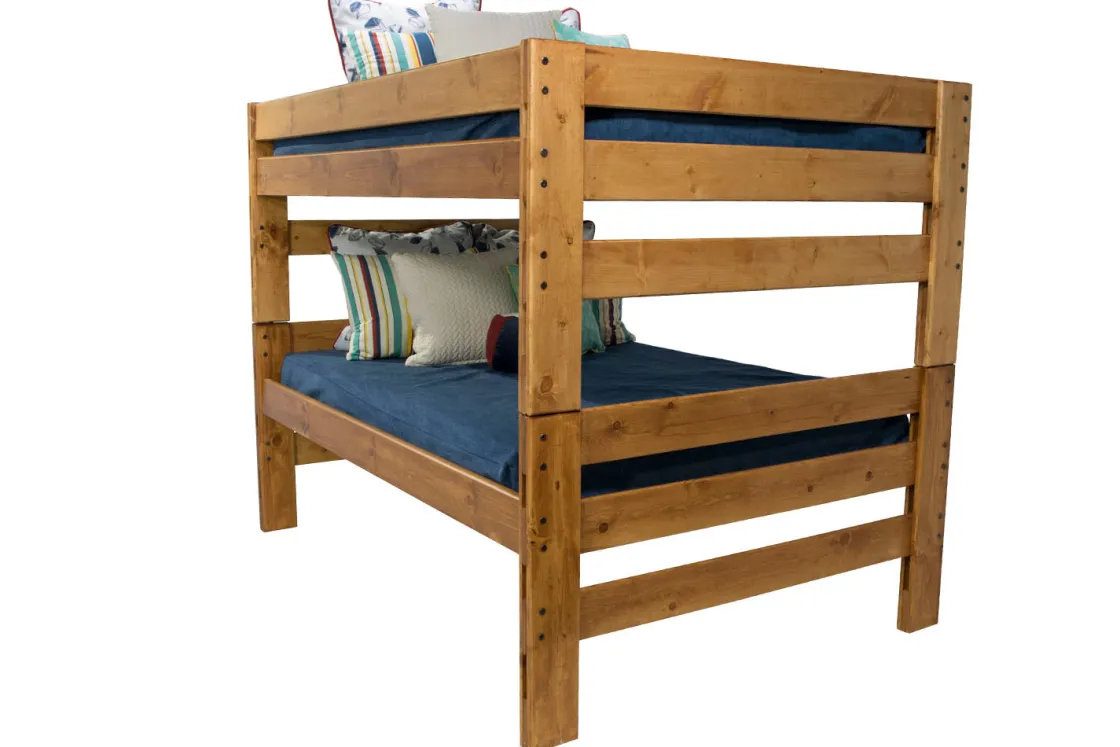 Kids Mor Furniture Young Pioneer Bunk Bed In Natural, Twin