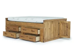 Kids Mor Furniture Young Pioneer Captain Bed W/ 4 Drawer Storage In , Twin
