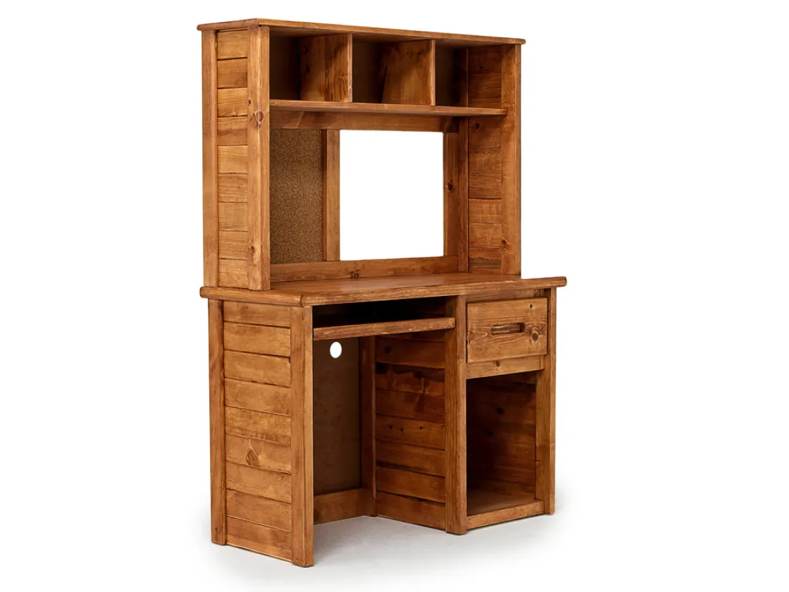 Kids Mor Furniture Young Pioneer Desk & Hutch In Natural