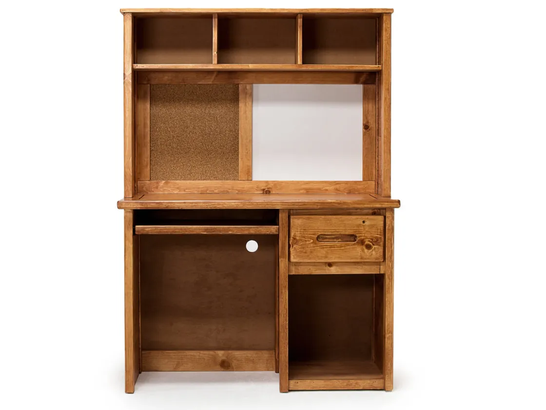 Kids Mor Furniture Young Pioneer Desk & Hutch In Natural