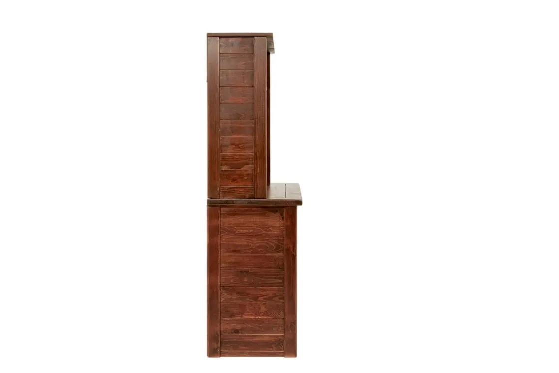 Kids Mor Furniture Young Pioneer Desk & Hutch In Natural