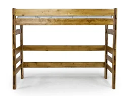 Kids Mor Furniture Young Pioneer Loft Bed In Cinnamon, Twin