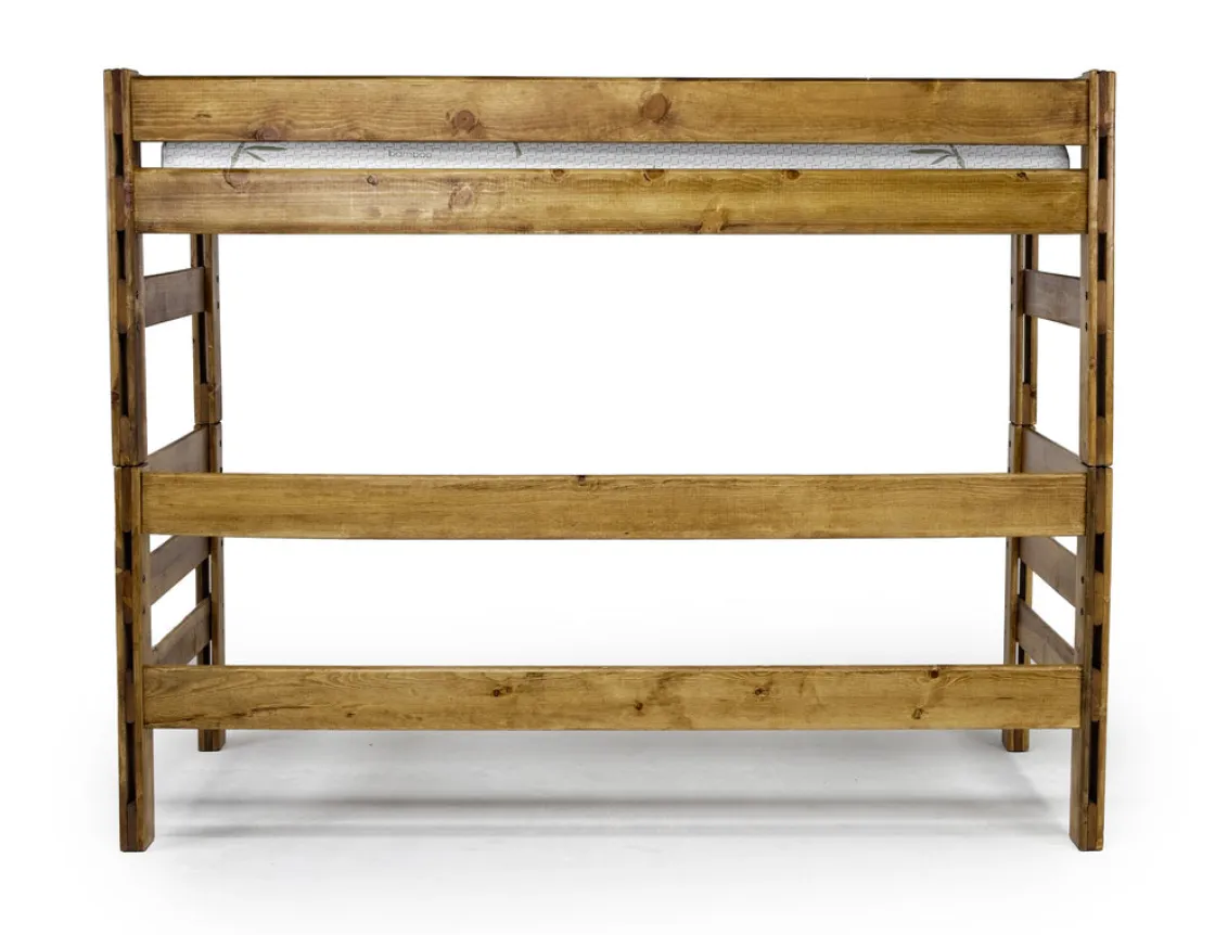 Kids Mor Furniture Young Pioneer Loft Bed In Cinnamon, Twin