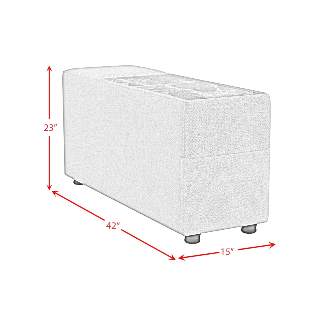 Mor Furniture Zandara Outdoor Console W/ Cooler & Speaker In Beige